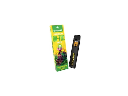 Canapuff vape pen Trainwreck 95% 9H-THC Jednorazovka 1ml