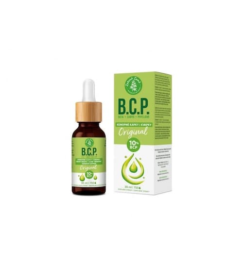 Zelená Země BCP Konopné kapky Original 30 ml