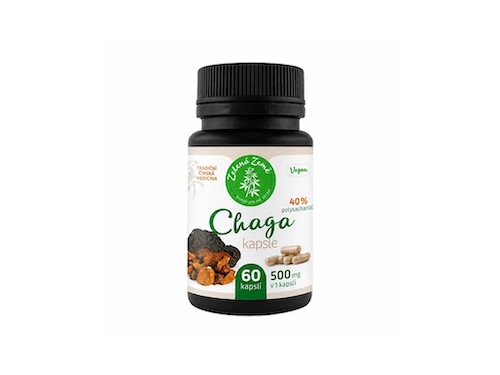 Zelená Země Chaga kapsle 60ks 