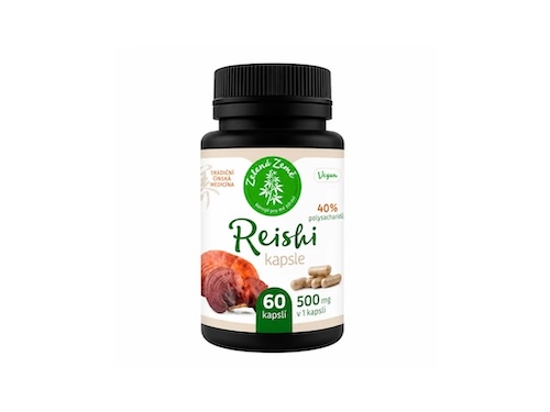 Zelená Země Reishi kapsle 60ks 