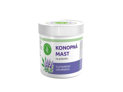 Zelená Země Konopná mast s levandulí 100ml