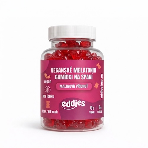 Eddies Gumídci na spánek s melatoninem VEGAN 60ks