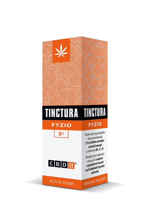 CBDex CBD Tinctura Fyzio 3% 10ml