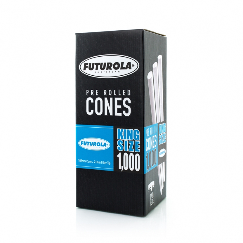 King Size  PRE-ROLLED Cones 1000ks FUTUROLA