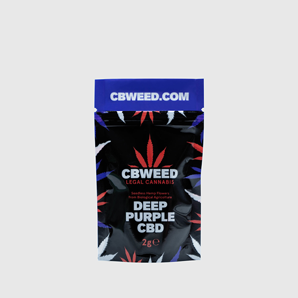 CBWEED CBD konopný květ Deep Purple 2g 