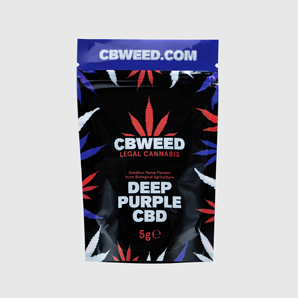 CBWEED CBD konopný květ Deep Purple 5g 