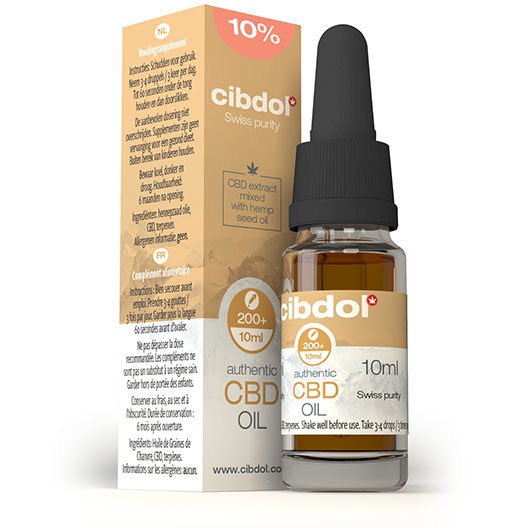 CBD olej 10% 1000mg 10ml Hemp Seed Cibdol