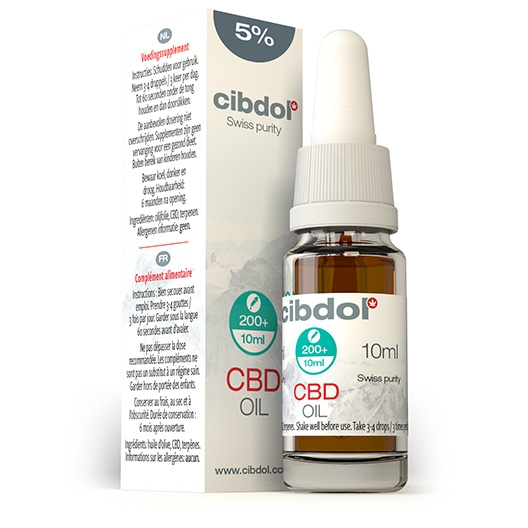 CBD olej 5% 500mg 10ml Olive Oil Cibdol