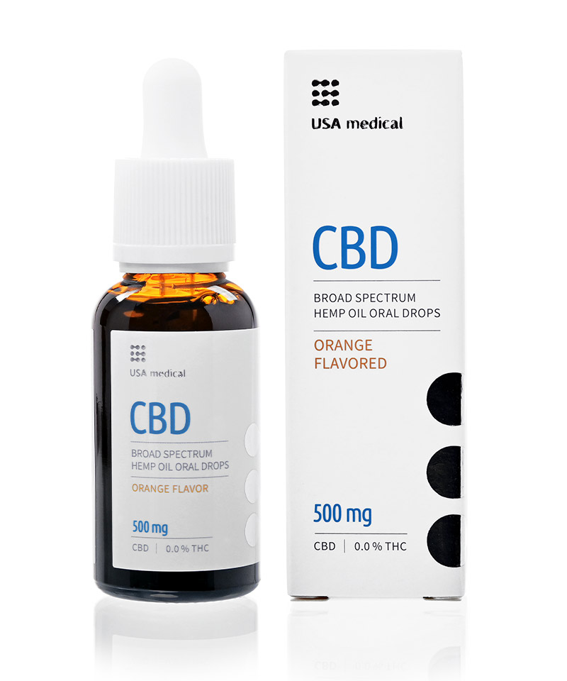 CBD olej 500mg 30ml USA MEDICAL