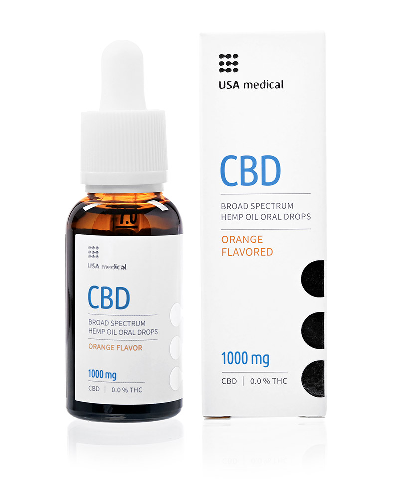 CBD olej 1000mg 30ml USA MEDICAL