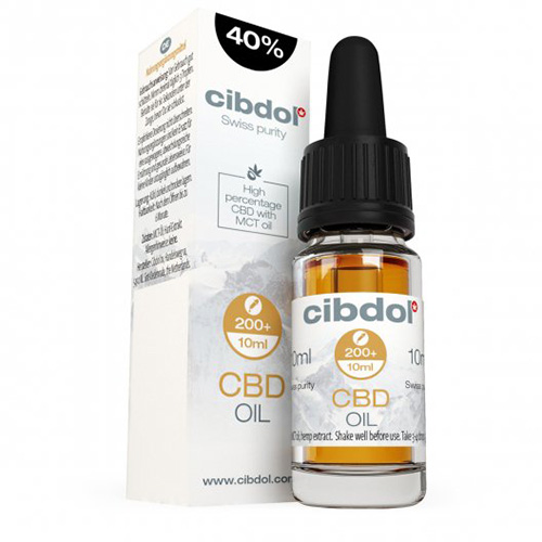 CBD kokosový olej MCT 40% 3800mg 10ml Cibdol