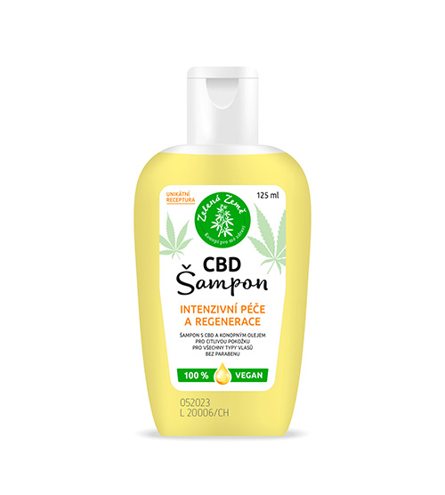 CBD šampon 125ml Zelená Země
