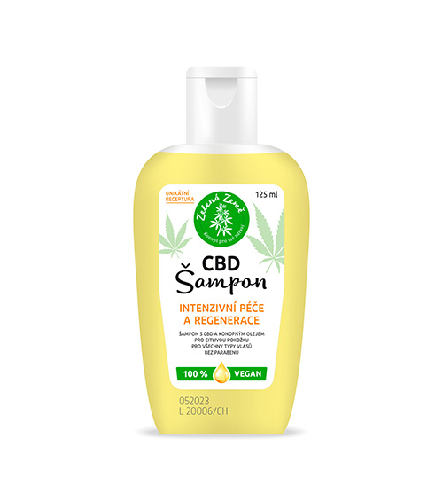 CBD šampon 125ml Zelená Země