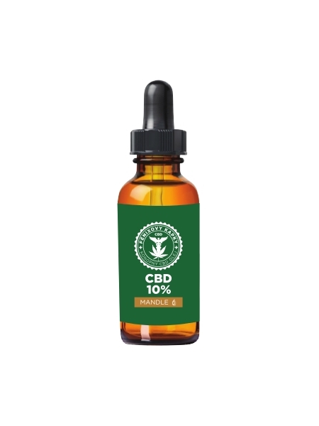 Fénixovy kapky CBD 10% 10ml v mandlovém oleji 