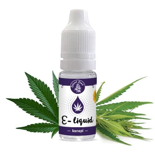 Zelená Země E-liquid 2% s CBG příchuť konopí 10ml 